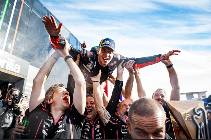 Marco Bezzecchi Sukses Bawa Aprilia Racing Catatkan Kemenangan Terbanyak di MotoGP 2025